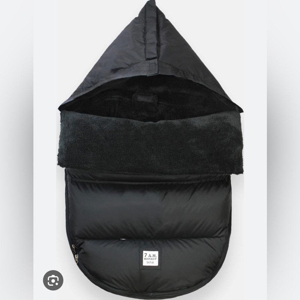 Gently used 7AM Enfant PlushPOD Multi-Seaonal Footmuff / Blanket - Black S